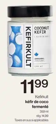 Avril kéfir de coco fermenté offer
