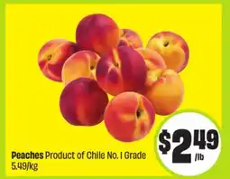 FreshCo Peaches Product of Chile No. 1 Grade 5.49/kg offer