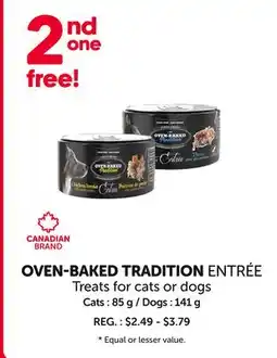 Mondou OVEN-BAKED TRADITION ENTRÉE Treats for cats or dogs offer