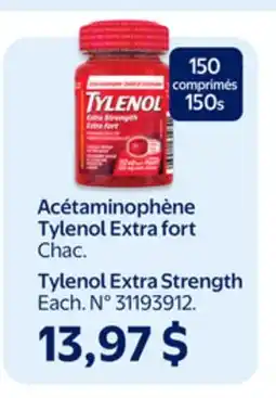Walmart Tylenol Extra Strength offer