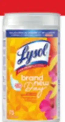 Walmart Lysol disinfecting wipes offer