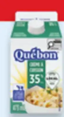 Walmart Quebon 35% 425 mL cream offer
