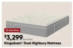 Dormez Vous Kingsdown Duet Highbury Mattress offer