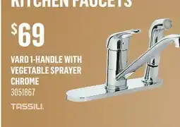 Canac Varo 1-Handle with Vegetable Sprayer Kitchen Faucet offer