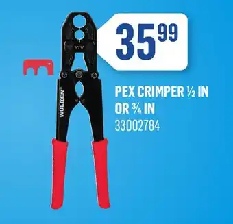 Canac PEX Crimper 1/2 in or 3/4 in offer