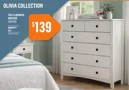 Canac Olivia Tall 6-Drawer Dresser offer