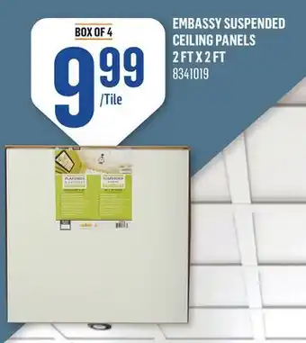 Canac Embassy Suspended Ceiling Panels 2ftx2ft offer
