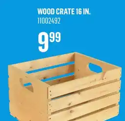 Canac Wood Crate 16in offer