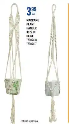 Canac Macrame Plant Hanger 39 3/8 in offer