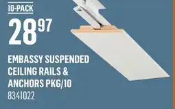 Canac Embassy Suspended Ceiling Rails & Anchors Pkg/10 offer