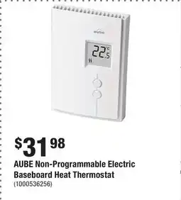 Home Depot AUBE Non-Programmable Electric Baseboard Heat Thermostat offer