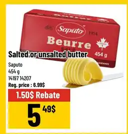 Mayrand Salted or unsalted butter Saputo offer