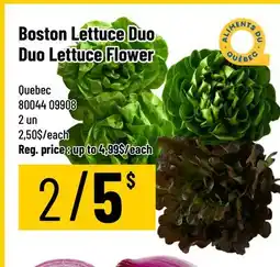 Mayrand Boston Lettuce or Mirabel Cauliflower offer