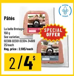 Mayrand La belle Bretagne Pâtés offer