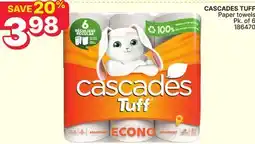 Rossy CASCADES TUFF Paper towels offer