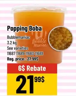Mayrand Popping Boba offer