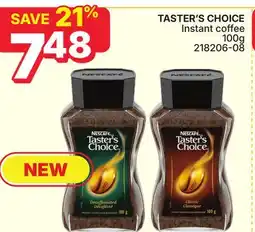 Rossy TASTER'S CHOICE Instant coffee offer
