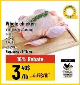 Mayrand Volailles des Cantons Whole Chicken offer