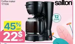 Rossy Salton Coffee maker offer