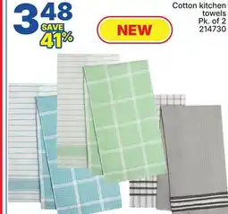 Rossy Cotton kitchen towels offer