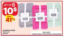 Rossy JOHNSON HOME Towel set offer