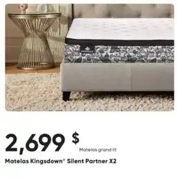 Dormez Vous Matelas Kingsdown Silent Partner X2 offer