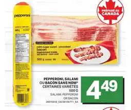 L'Intermarché PEPPERONI, SALAMI OU BACON | SALAMI, PEPPERONI OR BACON offer