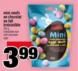 Super C Mini oeufs en chocolat au lait Irrésistible offer