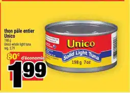 Super C thon pâle entier Unico offer