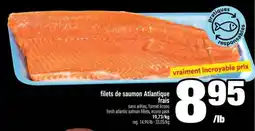 Super C FILETS DE SAUMON ATLANTIQUE FRAIS offer