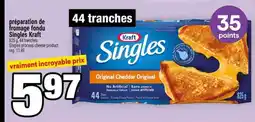 Super C Kraft Singles Original Cheddar offer