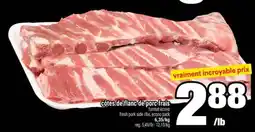 Super C CÔTES DE FLANC DE PORC FRAIS offer