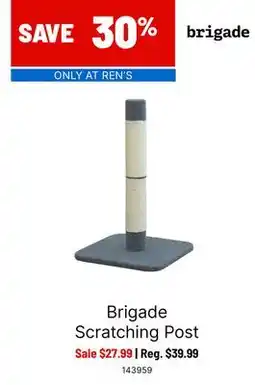 Ren’s Pets Depot Brigade Scratching Post offer
