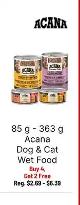 Ren’s Pets Depot Acana Dog & Cat Wet Food offer