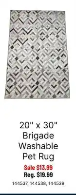 Ren’s Pets Depot Brigade Washable Pet Rug offer