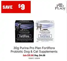 Ren’s Pets Depot Purina Pro Plan Fortiflora Probiotic Dog & Cat Supplements offer