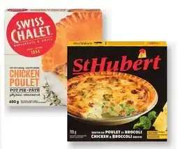 Loblaws St-Hubert or Swiss Chalet meat pies offer