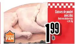Bonanza Cuisses de poulet avec dos offer