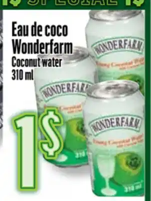 Bonanza Eau de coco Wonderfarm offer