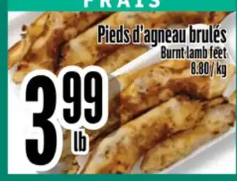 Bonanza Pieds d'agneau brulés offer