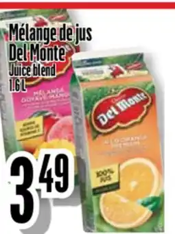 Bonanza Mélange de jus Del Monte offer