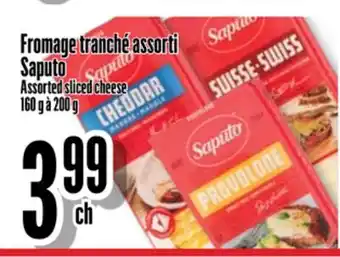 Bonanza Fromage tranché assorti Saputo offer
