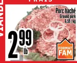 Bonanza Porc haché offer