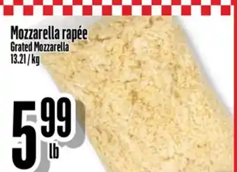 Bonanza Grated Mozzarella offer