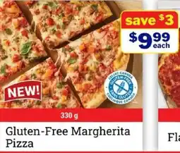 M&M Meat Shops Gluten-Free Margherita Pizza offer