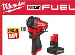 Home Depot Stubby 3/8 impact wrench kit includes (1) 5.0Ah High output battery offer