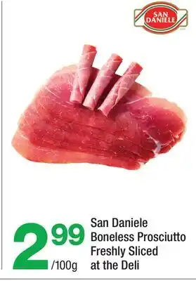 Highland Farms San Daniele Boneless Prosciutto offer