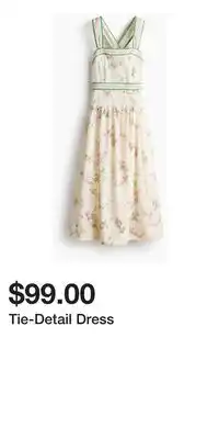 H&M Tie-Detail Dress offer