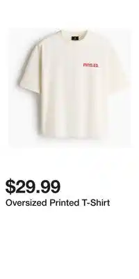 H&M Oversized Printed T-Shirt offer
