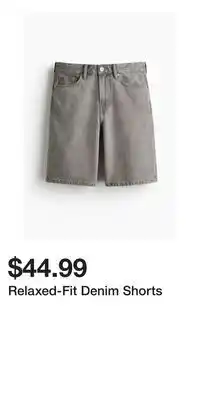 H&M Relaxed-Fit Denim Shorts offer